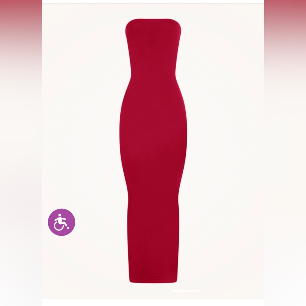 WOLFORD FATAL RED DRESS, S